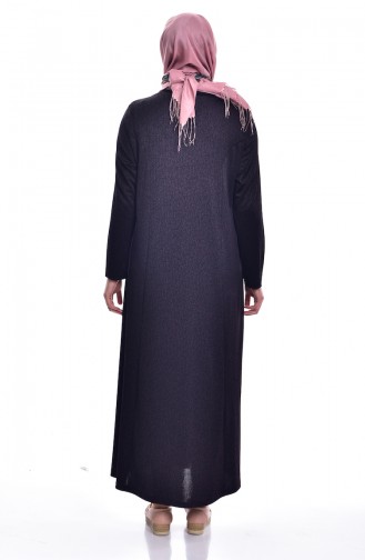 Purple Hijab Dress 4424A-04