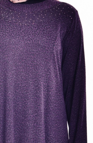 Purple Hijab Dress 4426A-03