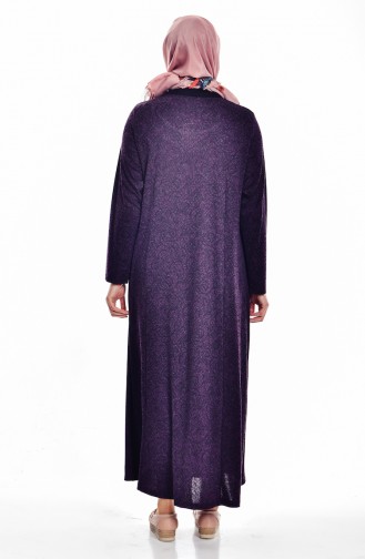 Purple Hijab Dress 4426B-04