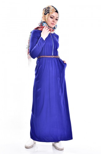 Saxon blue İslamitische Jurk 3199-03