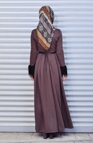 Mink Hijab Dress 4503-03