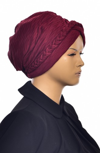 Claret Red Ready to Wear Turban 1001-06