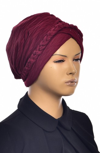 Claret Red Ready to Wear Turban 1001-06