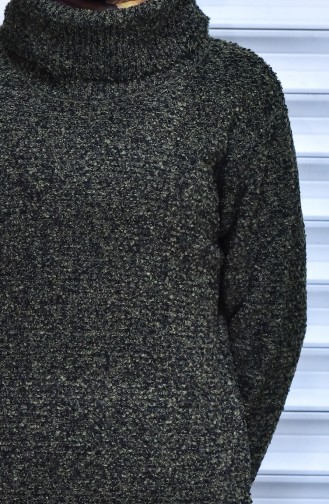 iLMEK Knitwear Long Sweater 4022-01 Khaki 4022-01