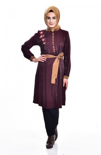 Dark Claret Red Tunics 1034-01