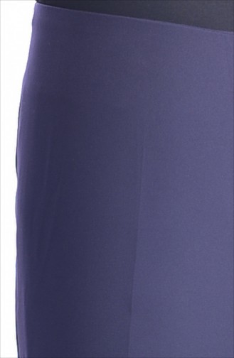 Pantalon Fermeture de Côté 2875-02 Pourpre 2875-02