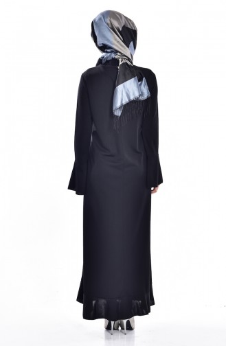 Black Hijab Dress 0071-04