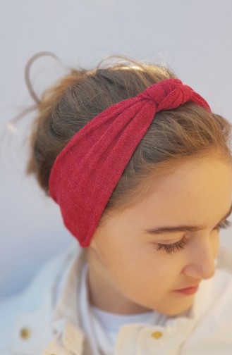 Claret red Hat and bandana models 056