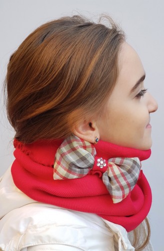 Bow Neck Collar NBO009 red 009