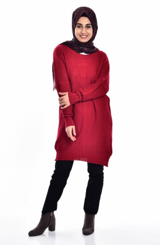 Rot Pullover 2072-10
