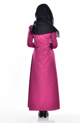 Fuchsia Hijab Dress 2830-14