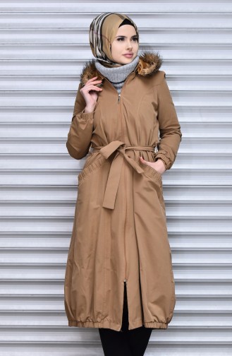 Tobacco Brown Trench Coats Models 7173-02