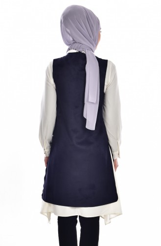 Navy Blue Waistcoats 0432-02