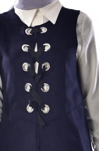 Navy Blue Waistcoats 0432-02