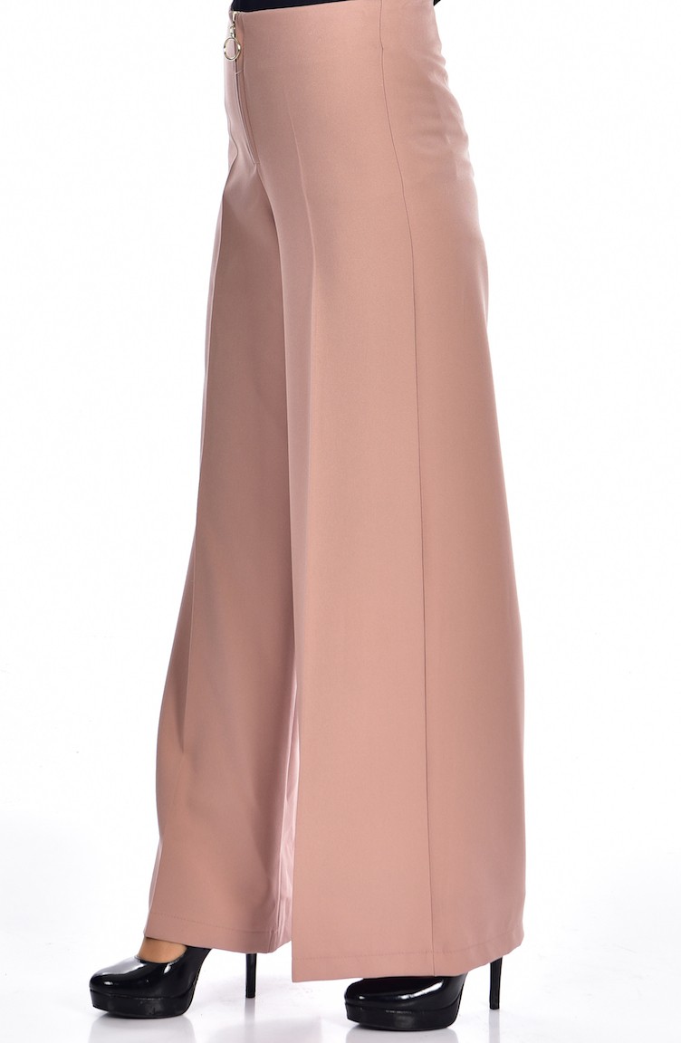 maroon wide leg trousers
