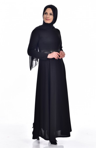 Black Hijab Dress 2139-01