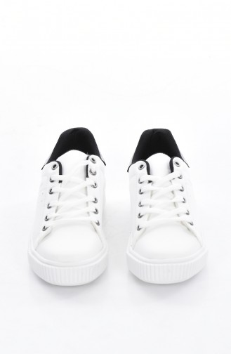 White Sport Shoes 0778-05