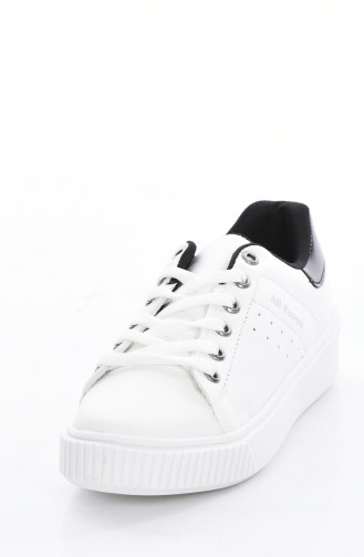 White Sport Shoes 0778-05
