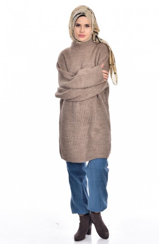 iLMEK Knitwear Sweater 4017-04 Mink 4017-04