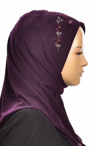 Plum Ready to Wear Turban 1004-04