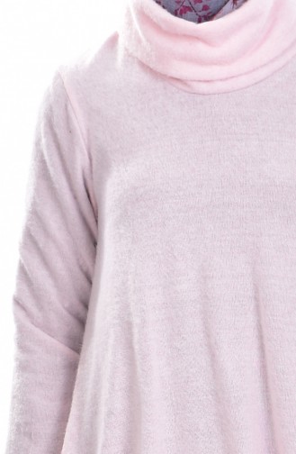 Choker Asymmetric Sweater 12025-02 Pink 12025-02