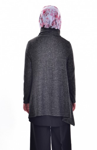 Choker Asymmetric Sweater 12025-03 Black 12025-03