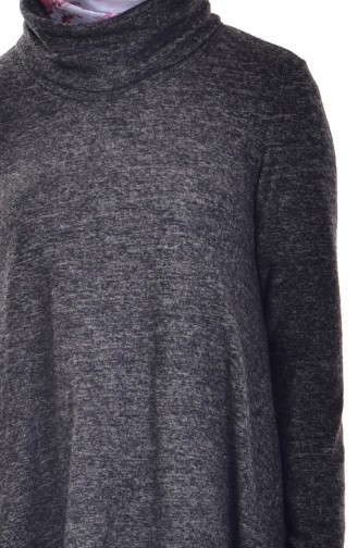 Choker Asymmetric Sweater 12025-03 Black 12025-03