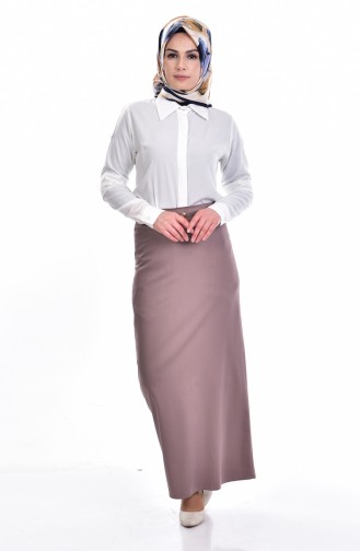Pen Skirt with Belt 2040-02 Mink 2040-02