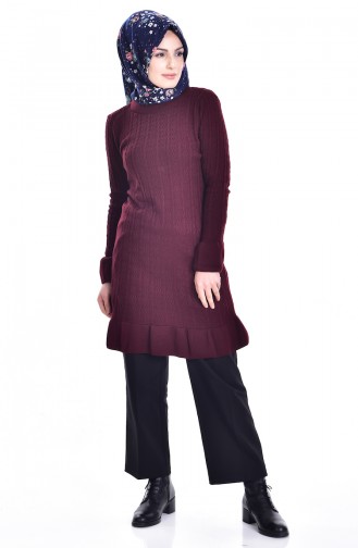 Strickpullover 3243-01 Weinrot 3243-01