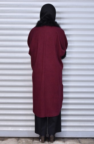 Claret Red Poncho 3640-01