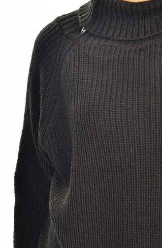 Turtleneck Knitwear Sweater 2017-09 Dark Green 2017-09