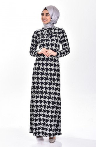 Robe avec Ruban 5006-02 Noir 5006-02