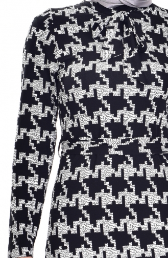 Robe avec Ruban 5006-02 Noir 5006-02