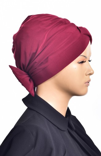 Sandy Turban Bonnet Prêt 1002-05 Bordeaux 1002-05