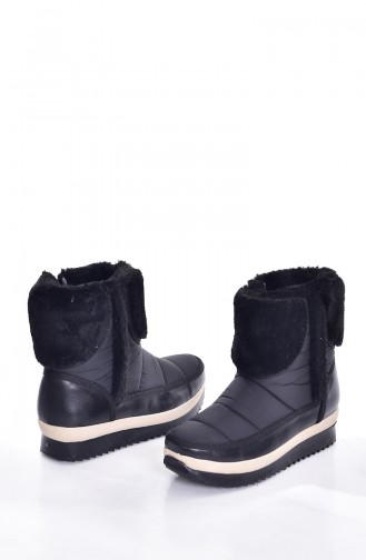 Black Boots-booties 0214A-05