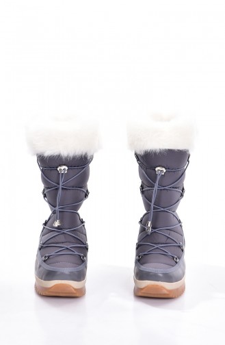 Smoke-Colored Boots-booties 0246-02