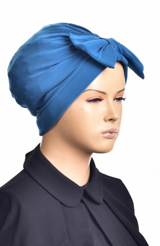 Sandy Fertige Kopftuch Bonnet 1002-02 Öl Blau 1002-02