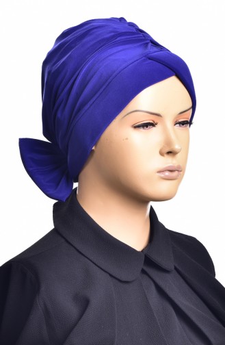 Sandy Turban Bonnet Prêt 1002-09 Bleu Roi 1002-09