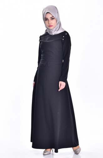 Zero Collar Dress 4006-01 Black 4006-01