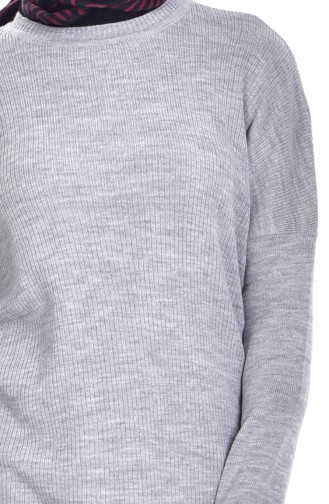 Knitwear Sweater 8830-02 Grey 8830-02