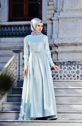 Habillé Hijab Vert menthe 5497-03