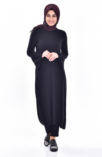Pull Tricot Manches Espagnol 2551-05 Noir 2551-05