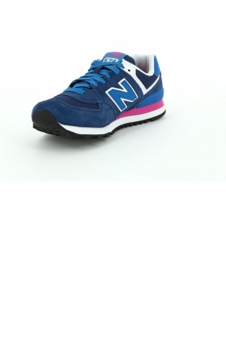 New Balance Chaussure Bleu pour Femme Wl574Moy 573369