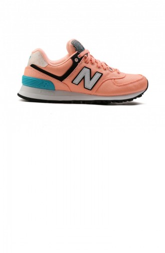 New Balance Turuncu Kadın Ayakkabısı Wl574Asa