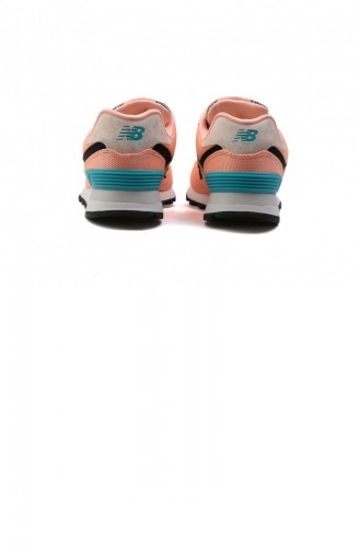 New Balance Turuncu Kadın Ayakkabısı Wl574Asa
