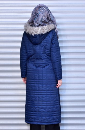 Navy Blue Winter Coat 35565C-02