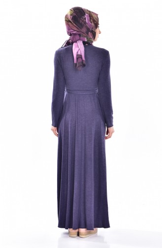 Navy Blue Hijab Dress 2025-04