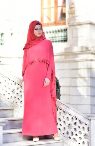 Robe de Soirée 4476-04 Corail 4476-04