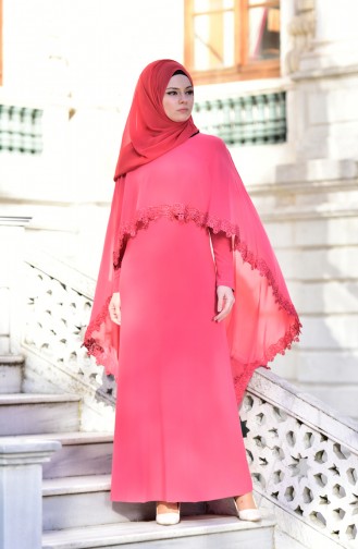 Robe de Soirée 4476-04 Corail 4476-04