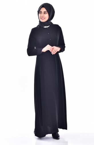 Black Abaya 1112-01